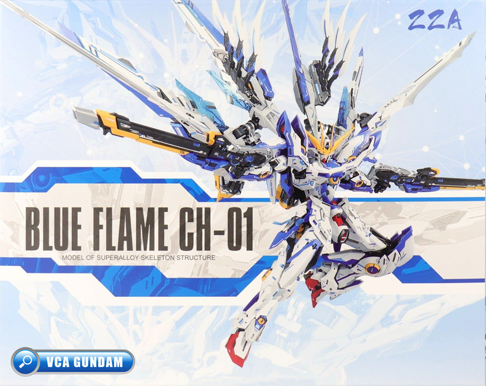 ZZA CH-01 Blue Flame Mecha Plastic Model Action Kit Toy VCA Gundam Singapore