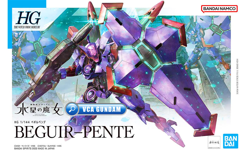 Bandai 高达模型 高级 HG CEK-077 BEGUIR-PENTE 塑料模型玩具 VCA 高达 新加坡