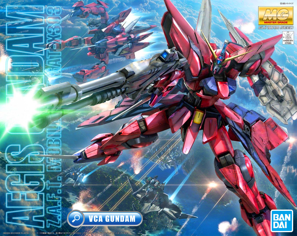 Bandai Gunpla Master Grade 1/100 MG 宙斯盾高达塑料模型可动玩具 VCA 新加坡