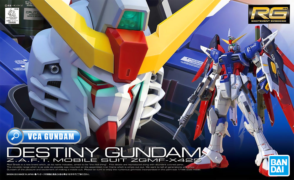 Bandai Gunpla Real Grade RG ZGMF-X42S DESTINY GUNDAM