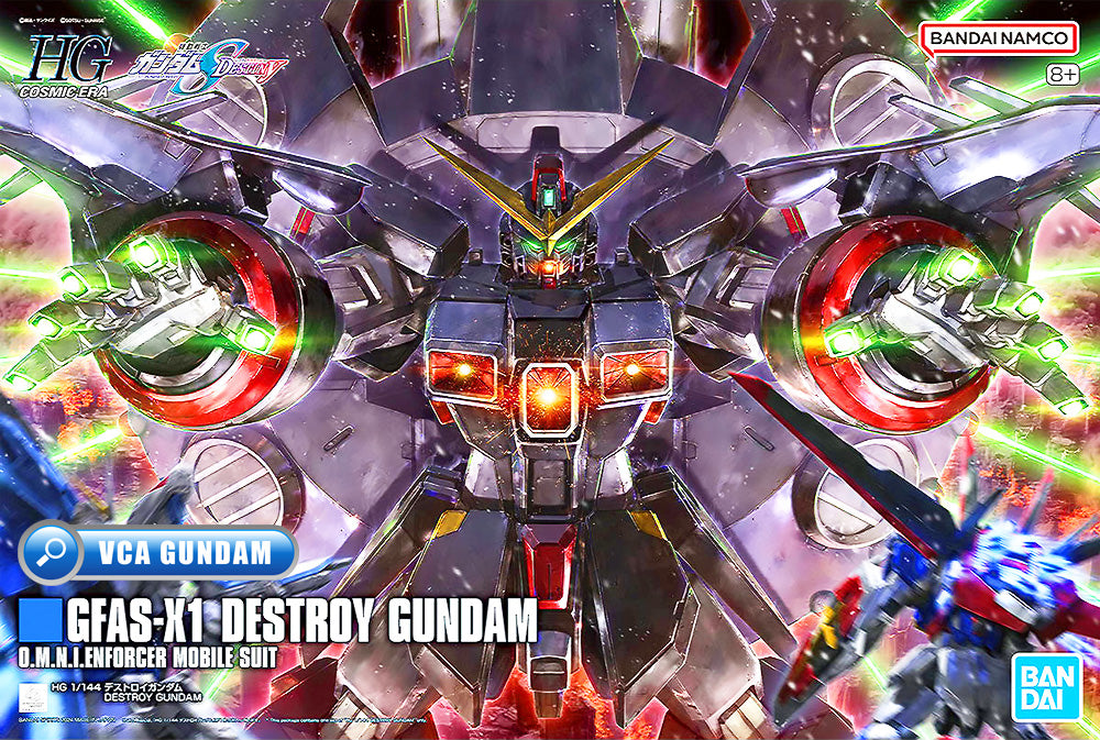 Bandai Gunpla High Grade Cosmis Era HG Destroy Gundam Plastic Model Action Toy VCA Singapore