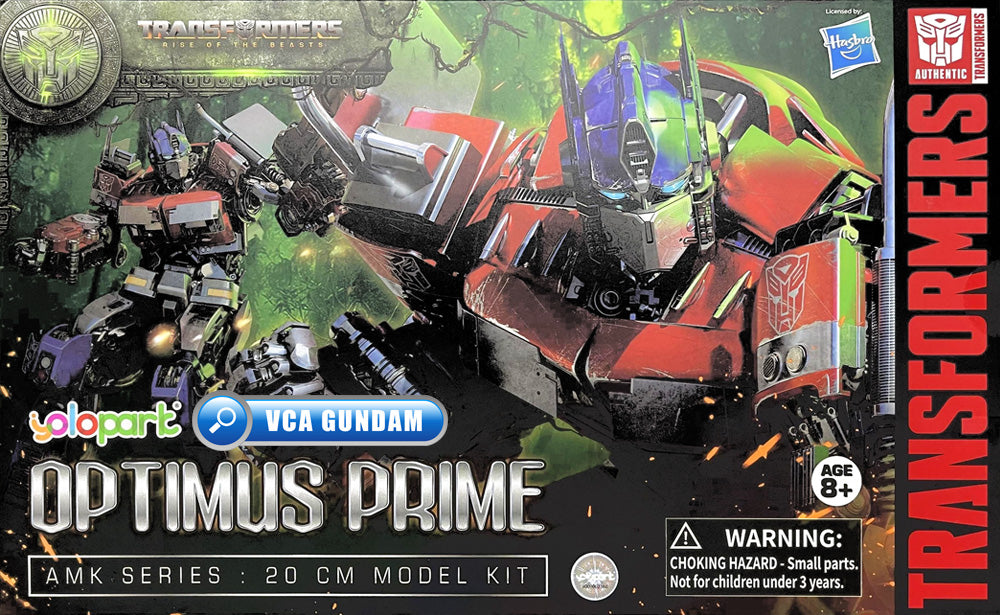 Yolopark AMK Optimus Prime 变形金刚野兽崛起塑料拼装动作人偶玩具 VCA 新加坡