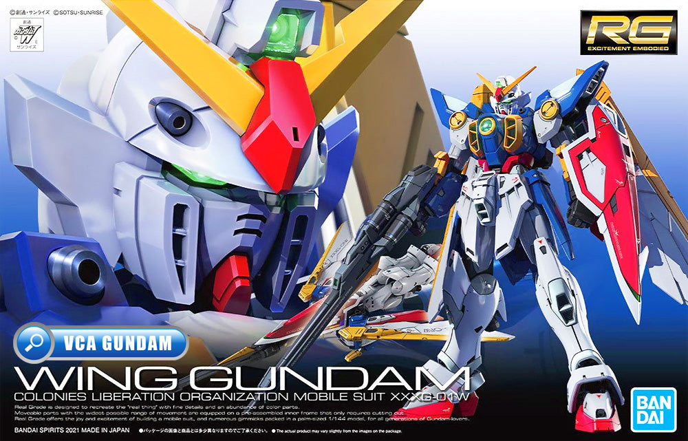 Bandai Gunpla Real Grade 1/144 RG Wing Gundam VCA Singapore