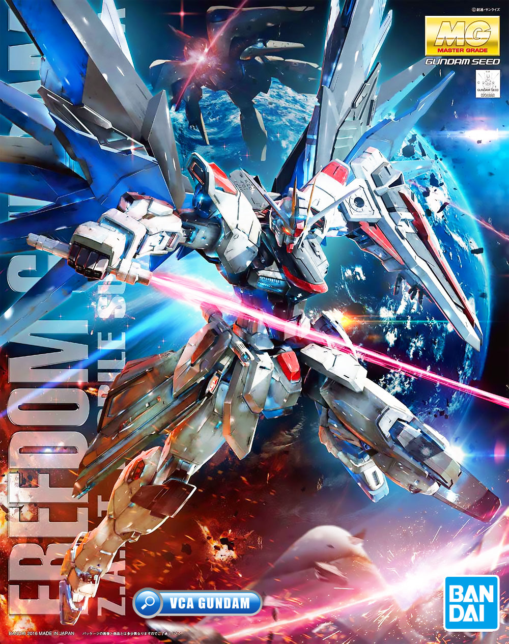Bandai Gunpla Master Grade 1/100 MG Freedom Gundam Ver 2.0 Plastic Model Toy VCA Singapore