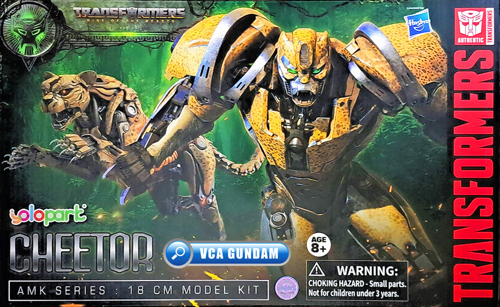 Yolopark AMK Cheetor Transformers Rise of the Beasts Plastic Assemble Action Figure Toy VCA Singapore
