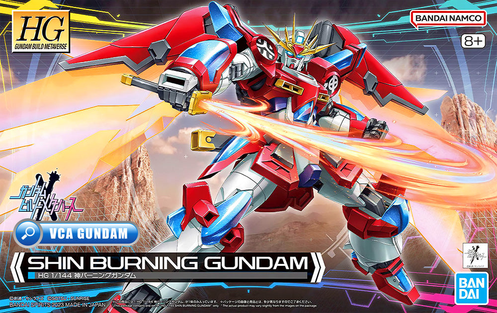 Bandai Gunpla High Grade Metaverse Shin Burning Gundam Plastic Model Toy Kit VCA Singapore