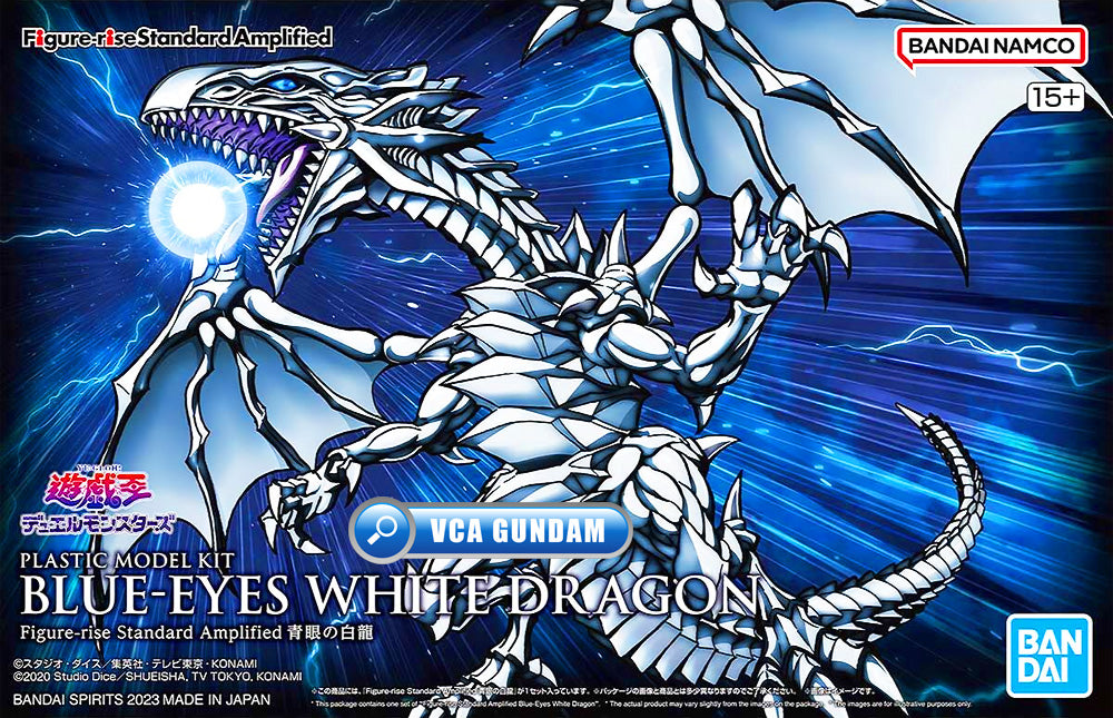 Bandai Figure-Rise Standard Amplified Yu-Gi-Oh Series BLUE-EYES WHITE DRAGON VCA Gundam Singapore