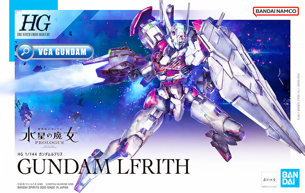 Bandai Gunpla High Grade The Witch From Mercury HG Gundam Lfrith Plastic Model Action Toy VCA Singapore