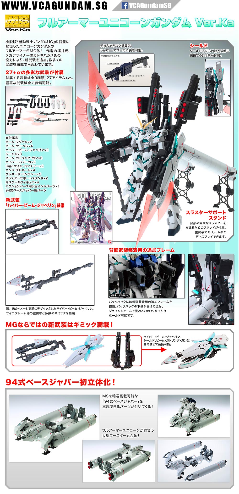 Bandai® Gunpla Master Grade (MG) RX-0 全装甲独角兽高达规格