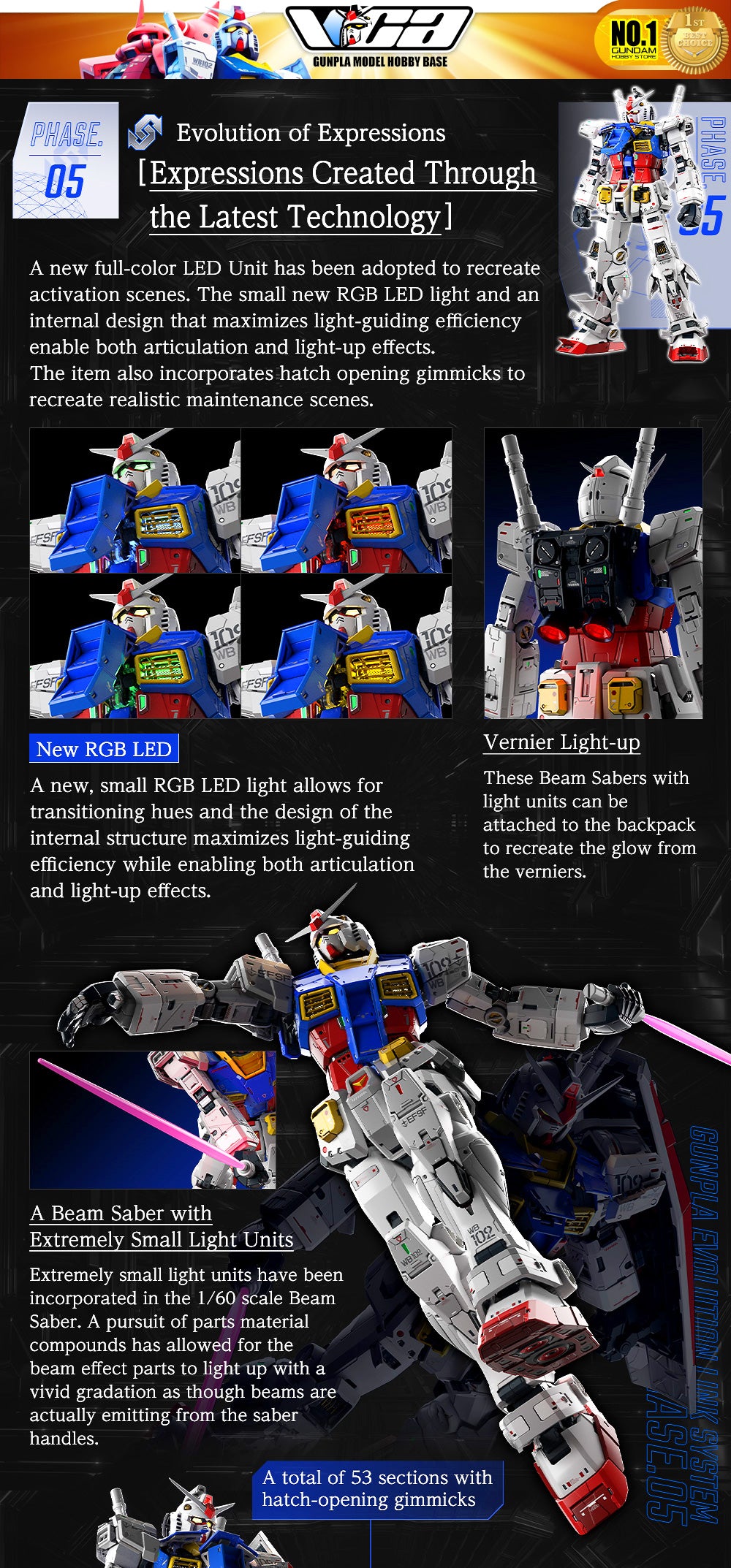 Bandai Gunpla Perfect Grade UNLEASHED PGU RX-78-2 高达塑料模型动作玩具 VCA 新加坡