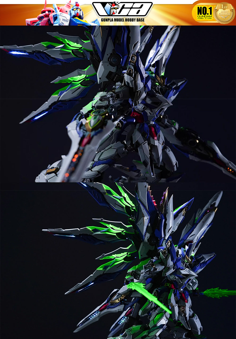 Kosmos Lighting Full System for Einta Industries Sky Defender Plastic Model Action Toy Kit VCA Gundam Singapore