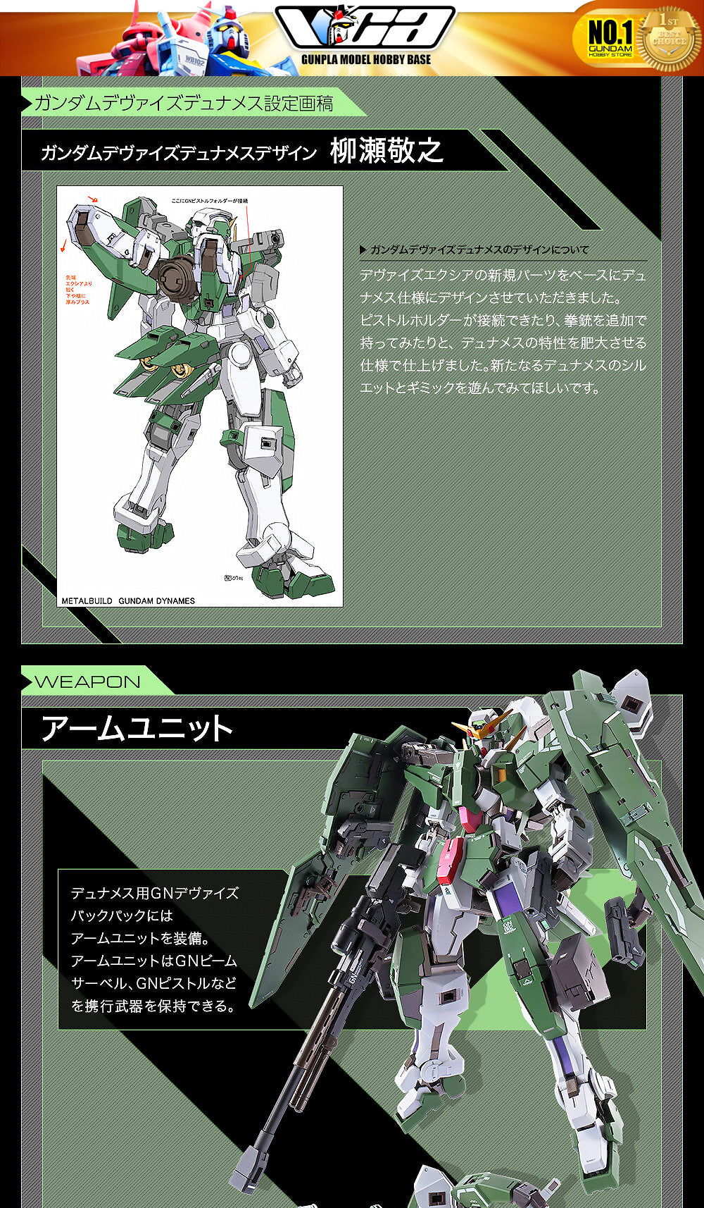 Bandai Metal Build Gundam Dynames & Devise Dynames Structure Action Figure Toy Model VCA Singapore