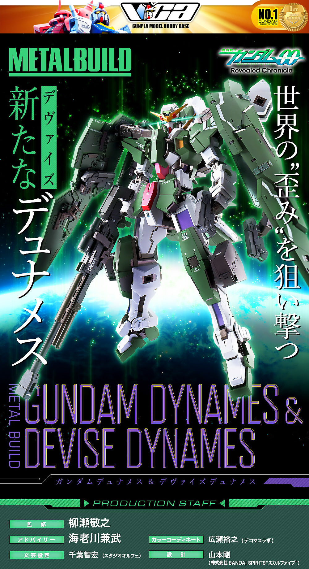 Bandai Metal Build Gundam Dynames & Devise Dynames Structure Action Figure Toy Model VCA Singapore