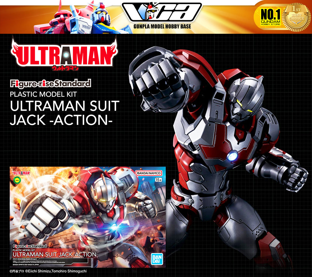 Bandai Namco Figure-Rise Standard Ultraman Suit Jack Action Plastic Model Action Figure Toy VCA Gundam Singapore
