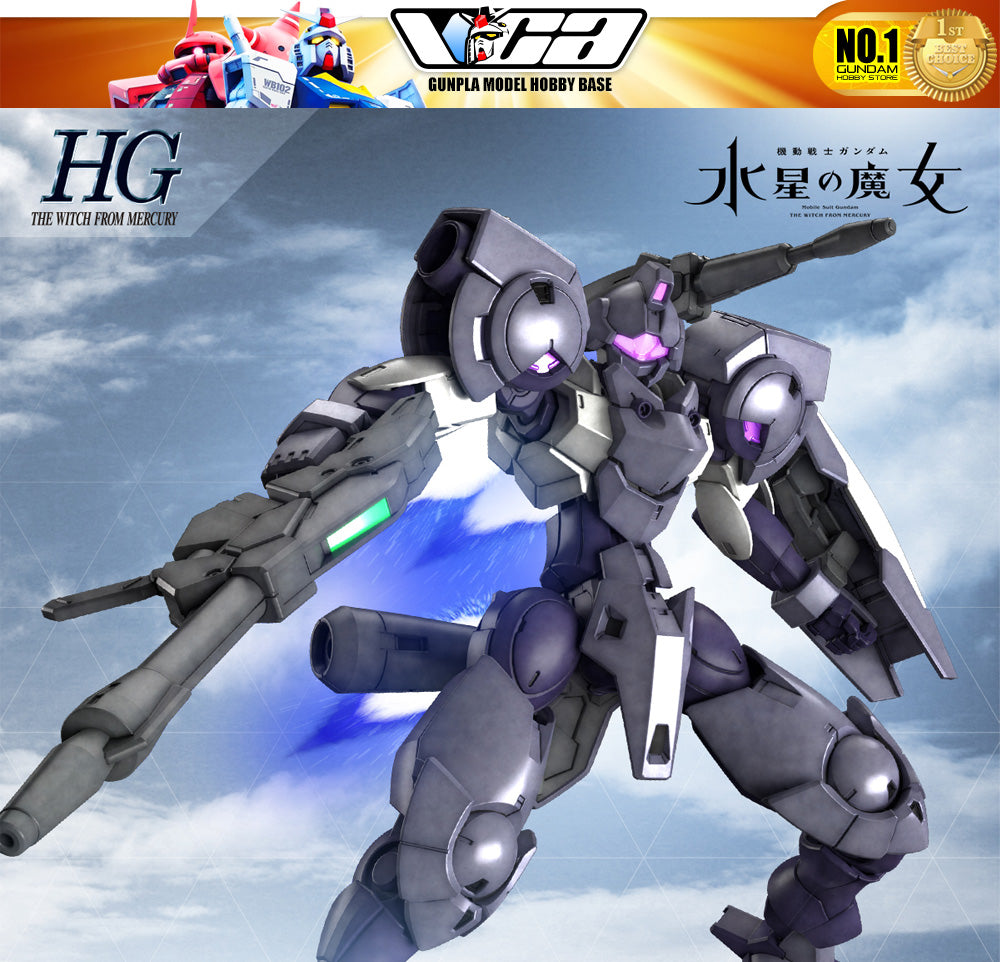 Bandai 高级水星魔女 HG 1/144 Heindree Sturm 塑料模型套件玩具 VCA 高达新加坡