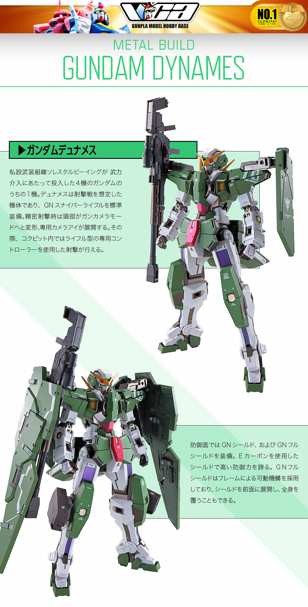 Bandai Metal Build Gundam Dynames & Devise Dynames Structure Action Figure Toy Model VCA Singapore