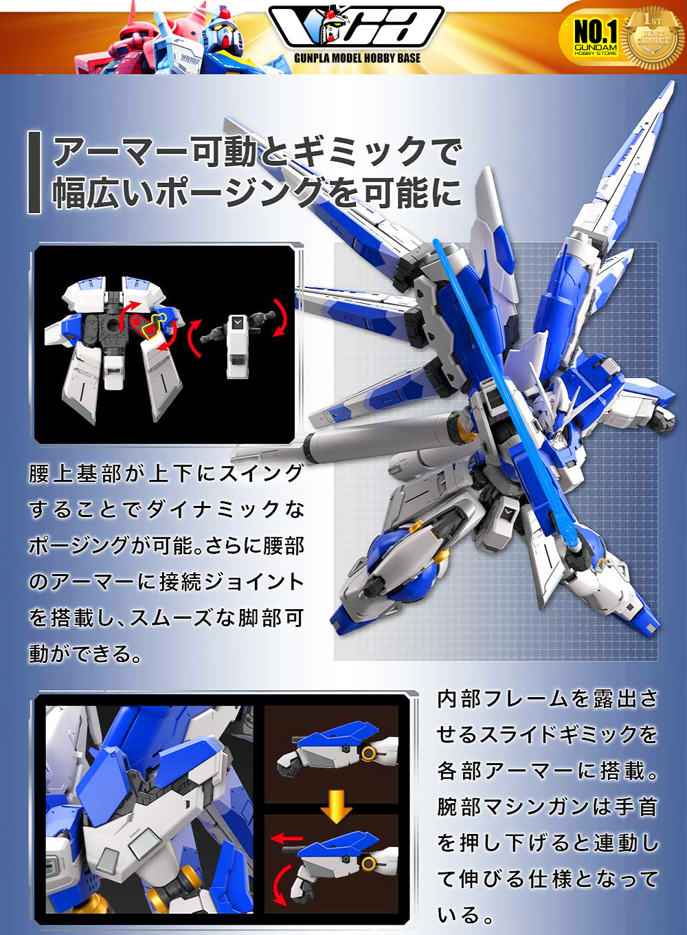 Bandai Gunpla Real Grade 1/144 RG RX-93-V2 Hi-Nu 高达塑料模型动作玩具 VCA 新加坡