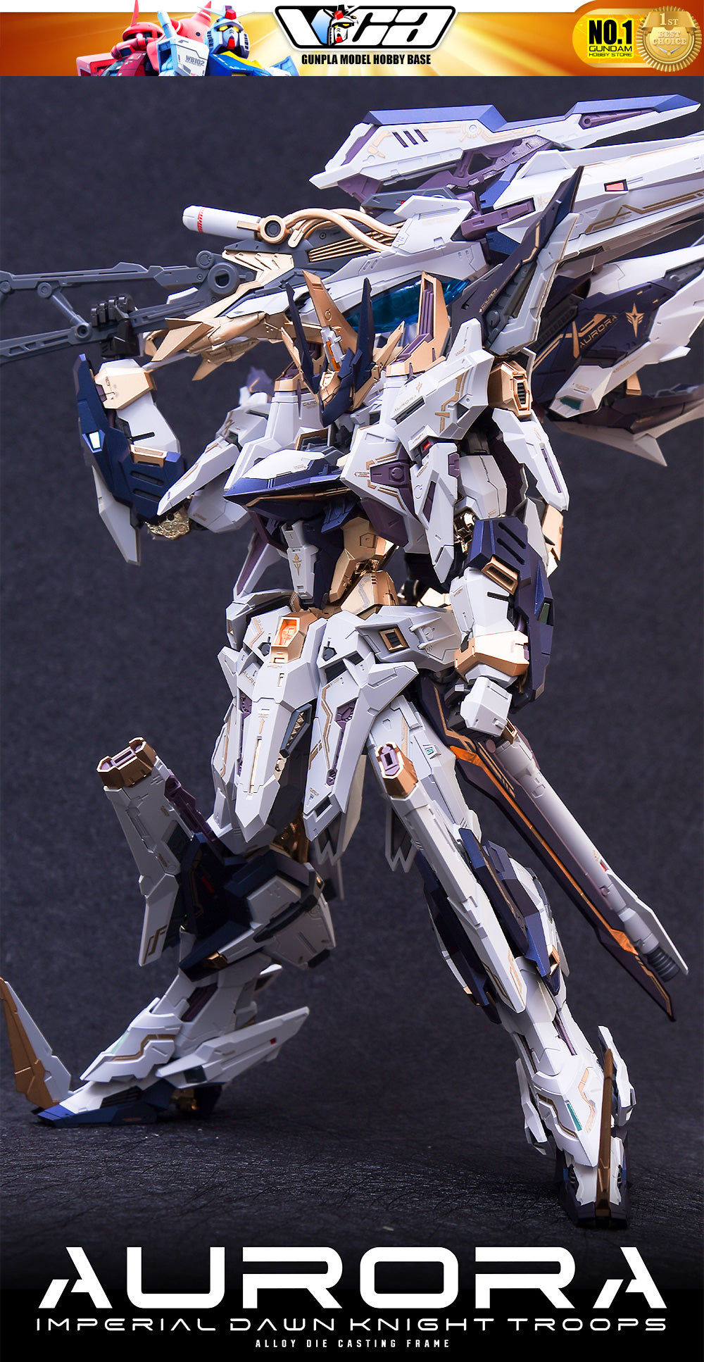 Infinite Dimension 无限新星 InEra+ x Aurora 曙光 Plastic Model Toy VCA Gundam Singapore