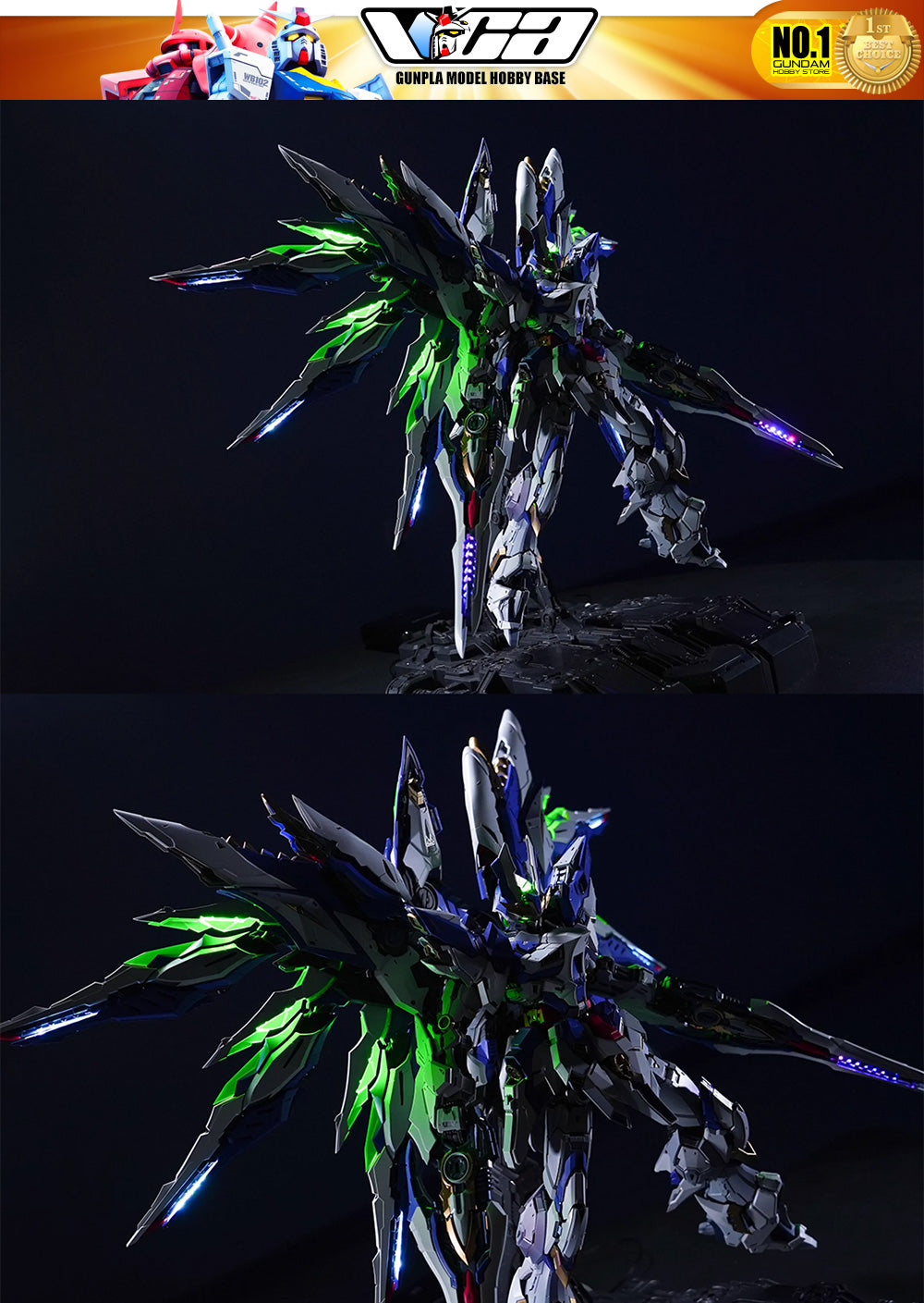 Kosmos Lighting Full System for Einta Industries Sky Defender Plastic Model Action Toy Kit VCA Gundam Singapore