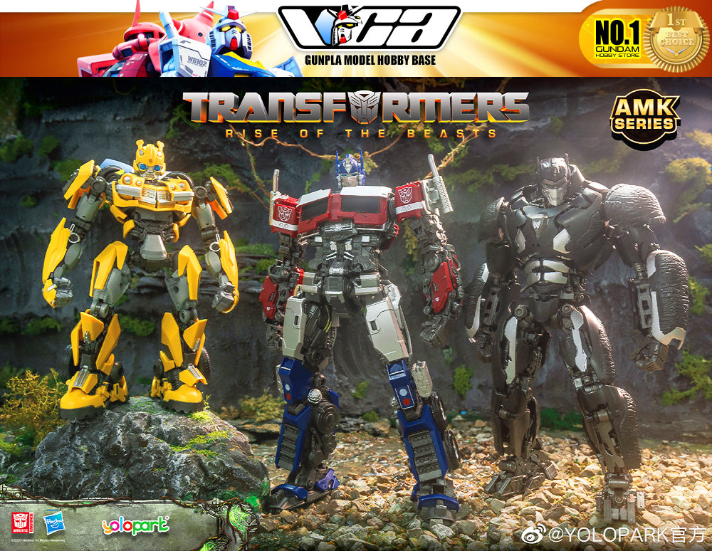 Yolopark AMK Bumblebee Transformers Rise of the Beasts Plastic Assemble Action Figure Toy VCA Singapore