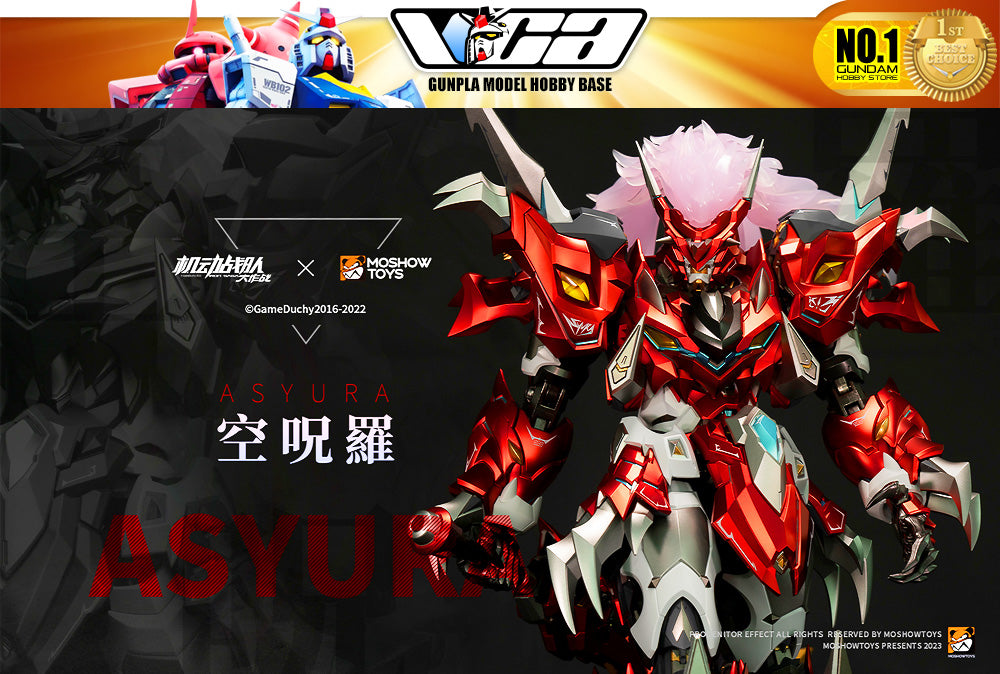 Moshow x Noble Class Asyura Metal Structure Premium Build Action Figure VCA Gundam Singapore