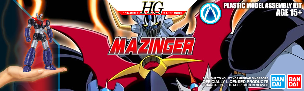 Bandai® High Grade (HG) MAZINGER Scale Plastic Model Kitd