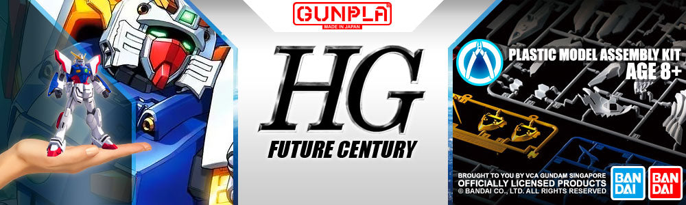 Bandai® GUNPLA® High Grade Future Century (HGFC) Gundam Model Kits