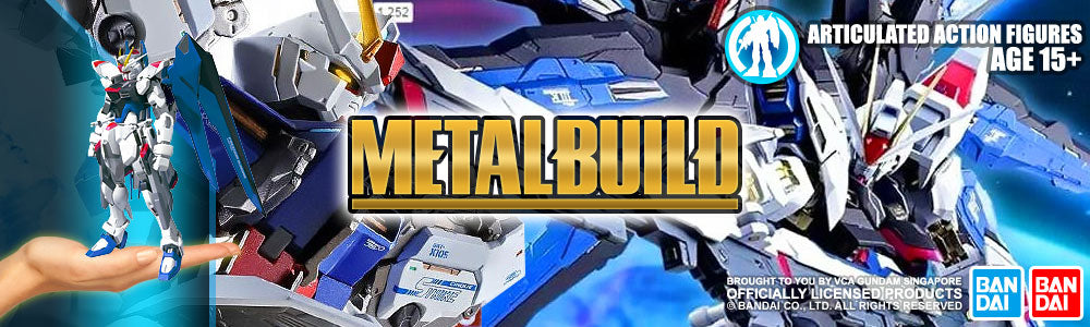 Bandai® METAL BUILD Gundam Premium Action Figures