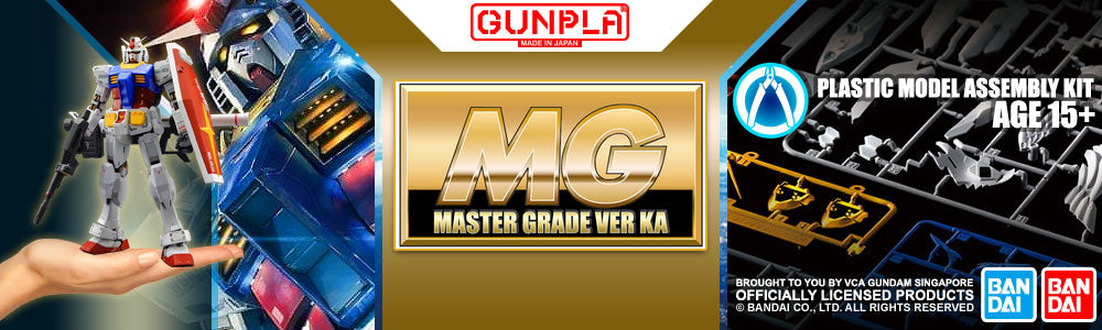 Bandai® Gunpla Master Grade Ver KA 1/100 Scale Plastic Model Kits