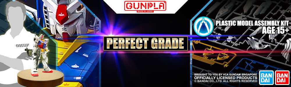 Bandai® Gunpla Perfect Grade 1/60 Scale Plastic Model Kits