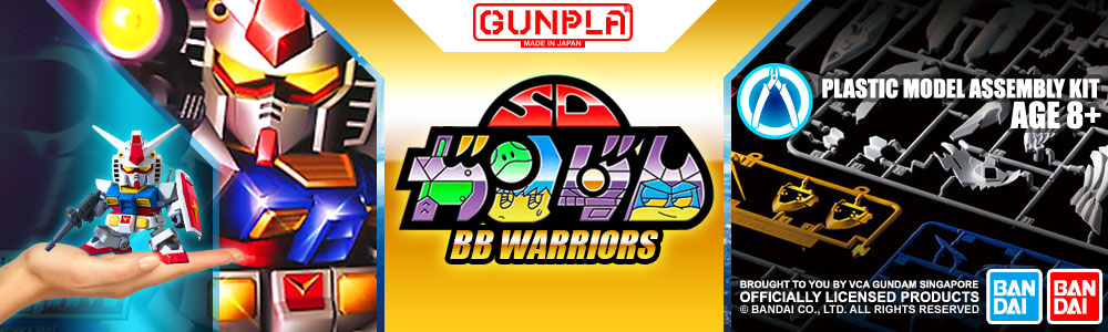 Bandai® GUNPLA® Gundam SD BB WARRIORS Model Kits