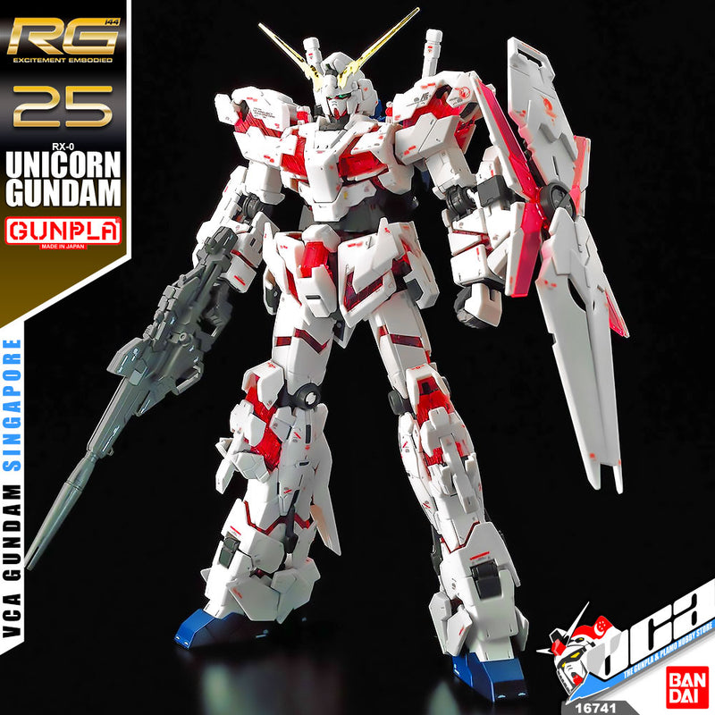 Bandai® GUNPLA® Gundam Scale Plastic Model Kits – VCA Gundam Singapore