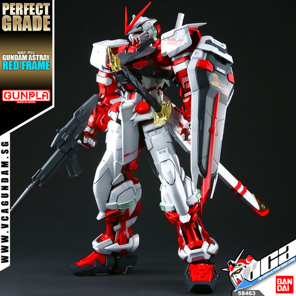 Gunpla Pg Mbf P02 Gundam Astray Red Frame Vca Gundam Singapore