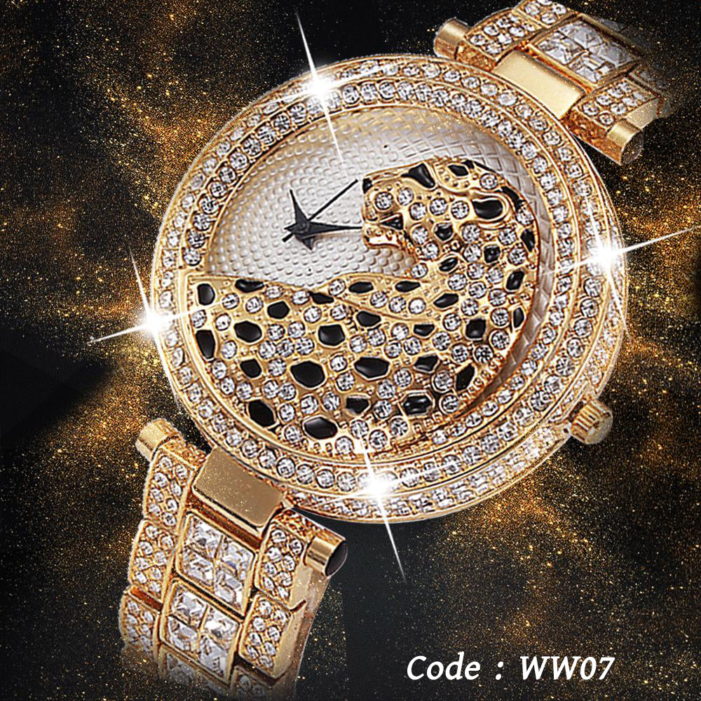 gold diamond watch womens