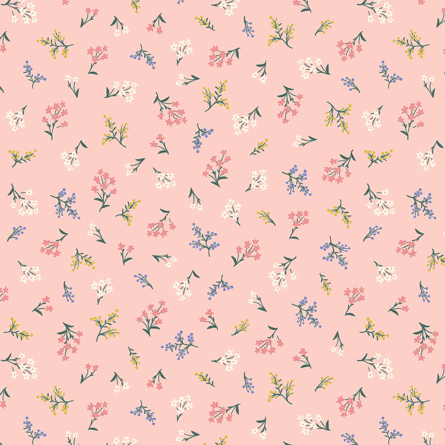 Rifle Paper Co - Petites Fleurs Blush Cotton from Strawberry Fields –  Lamazi Fabrics