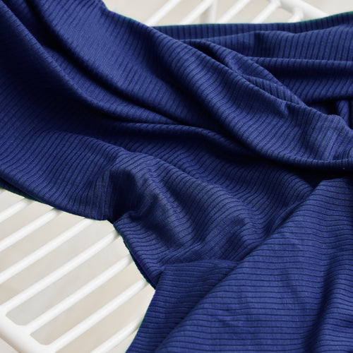 Derby Ribbed Jersey with TENCEL™ Modal Fibres - Sky - 0.5 metre
