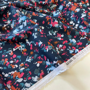 Colour Splash Navy from Flourish Cotton Lawn Fabric