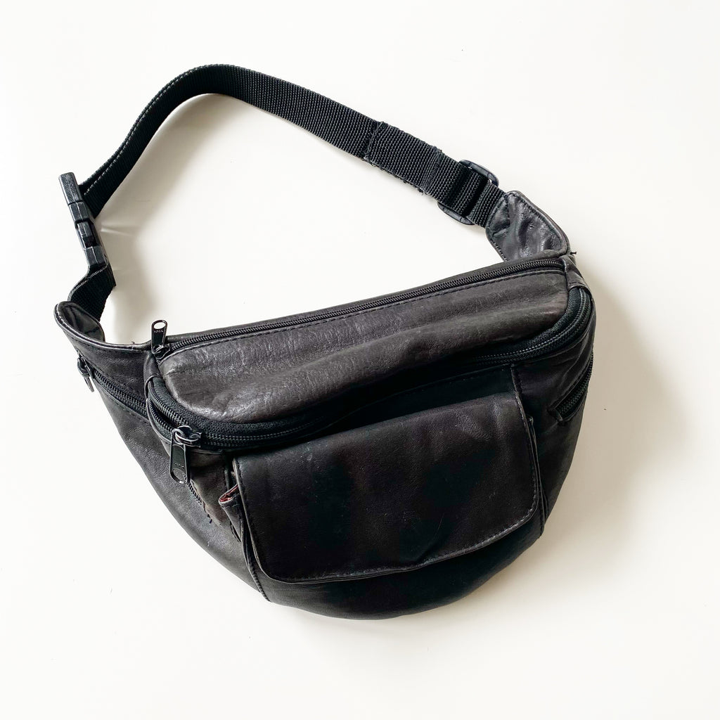 Leather 1980s Fanny Pack – What These Old Things NS