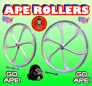 mag wheels for motorized bicycle