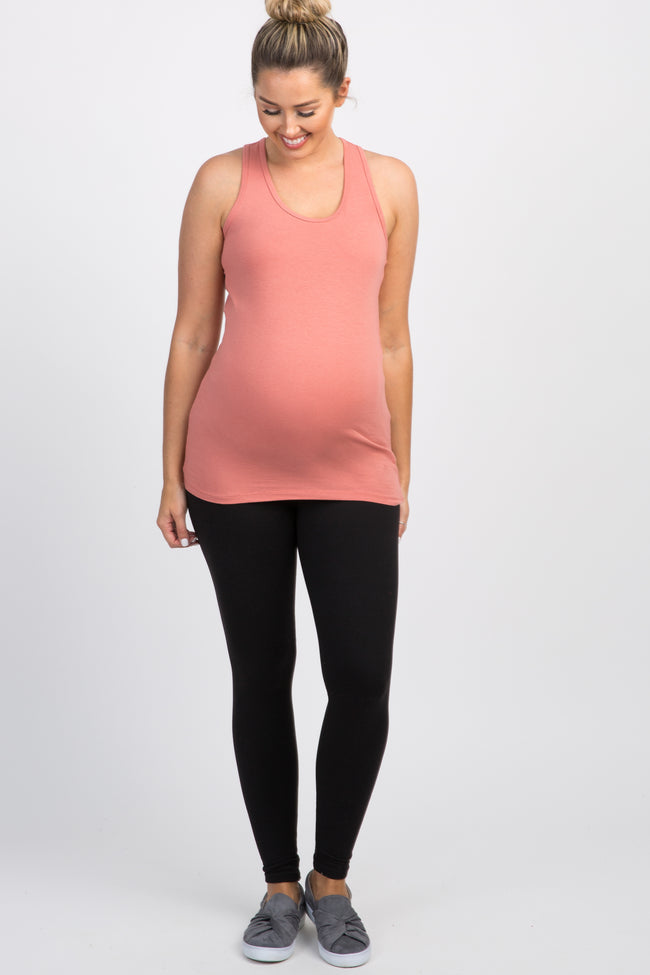 Pink Fitted Maternity Tank Top – PinkBlush