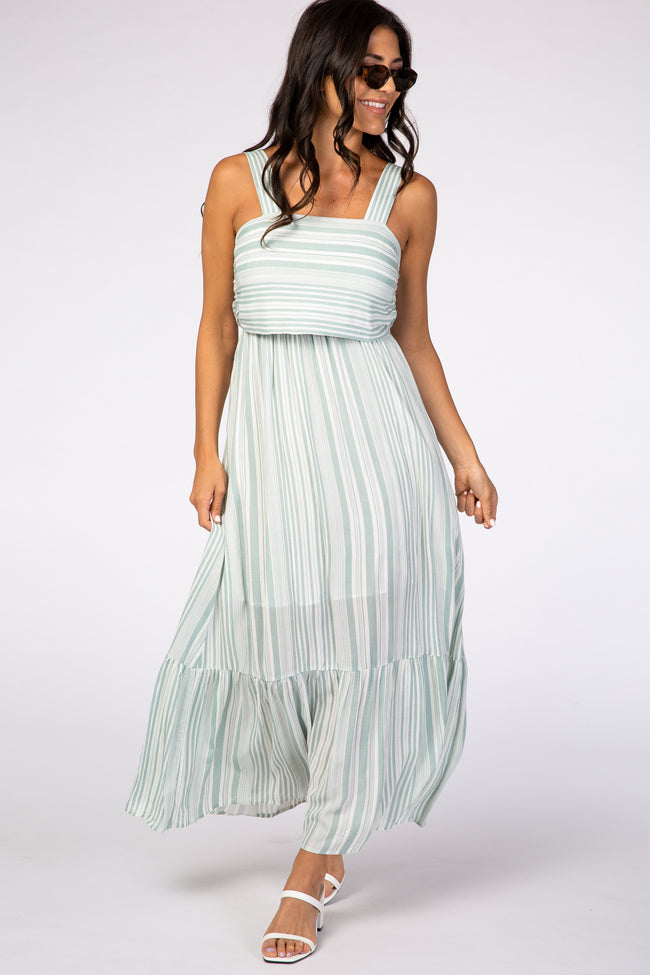 thick strap maxi dress