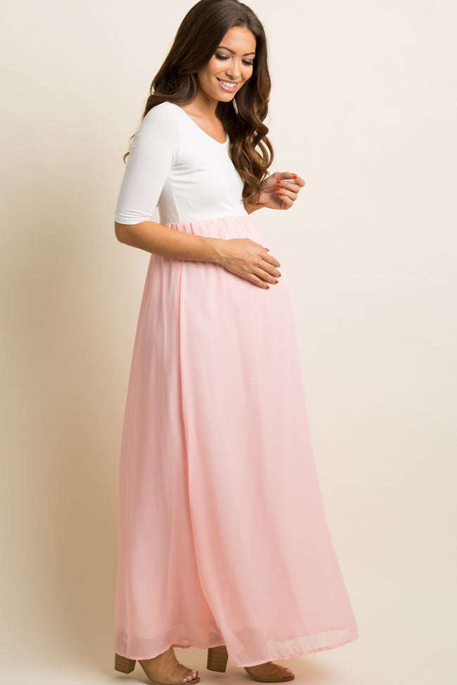 pink blush maxi