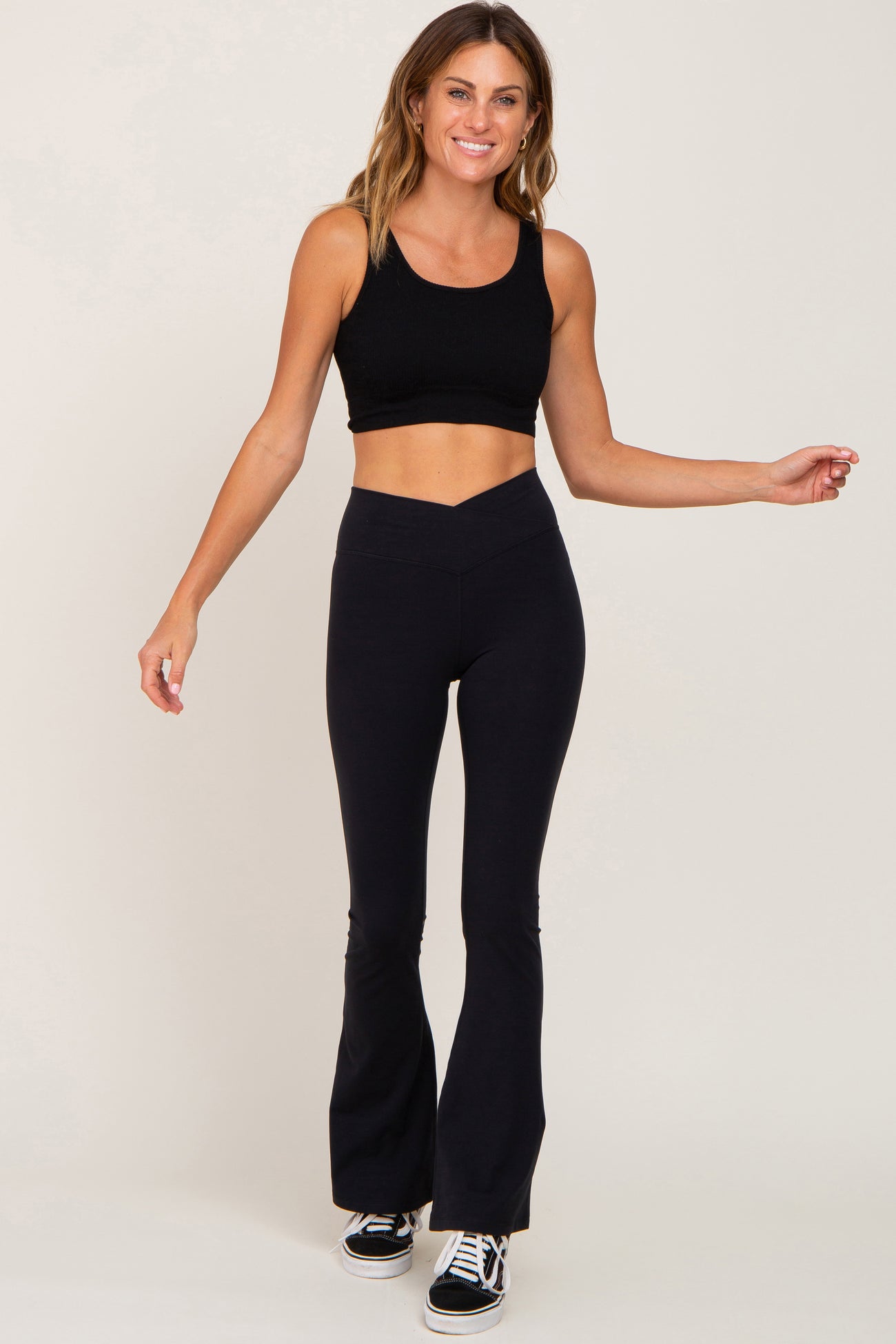 Girlfriend Collective, Flare Legging - Black