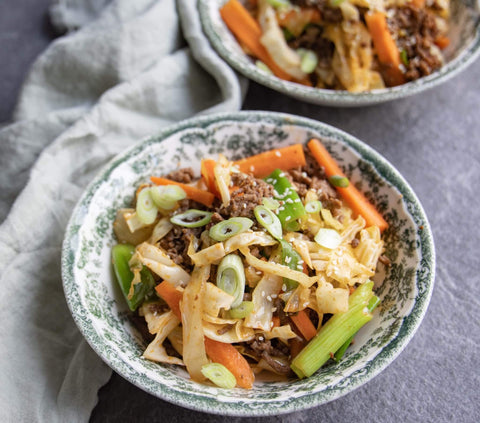 Beef Wok Recipe with Kale and Mixed Vegetables