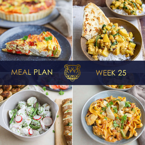 Delicious Easy Dinners with KUMA Meal Plan and Budget-Friendly Grocery List for Week 25