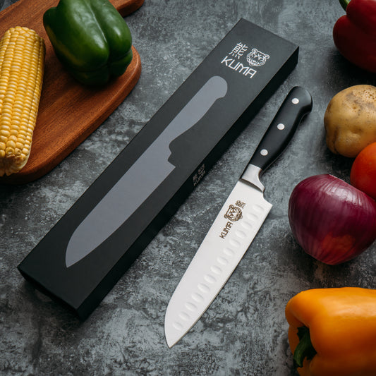 Regalia Emperor Series 8” Chef Knife w/ Hammered Finish AUS10V