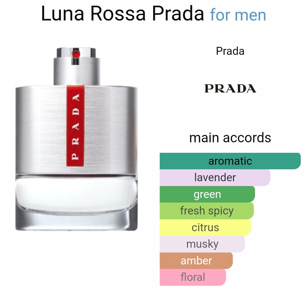 Premium Fragrance) Our Impression Of Luna Rossa by Prada men type 1/3 – La'  Rue Fragrances Body Oils