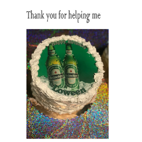 Heineken Cake Topper