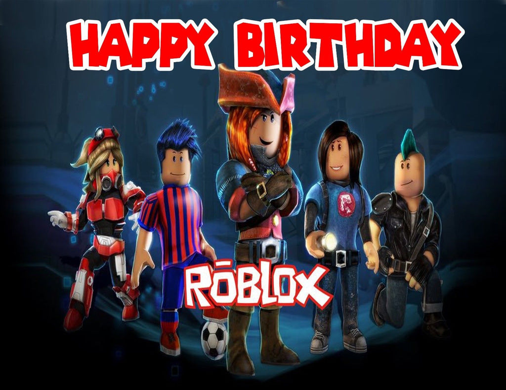 Roblox Personalized Edible Print Premium Cake Topper Frosting Sheets 5 Edible Toppers More - roblox images to print