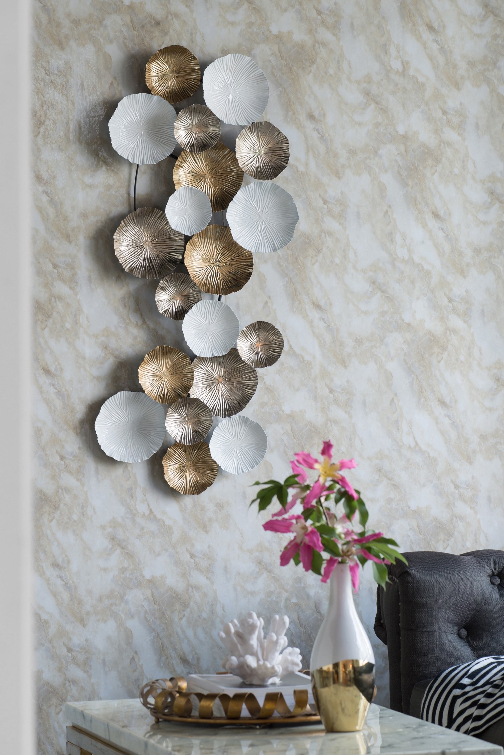 Metallic Bubble Wall Art - Decorstore